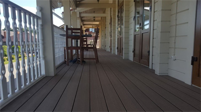 Доска террасная HOLZHOF-Y (шовная, кольца дерева) 145*23*4000мм, венге HHKD4000V - фото 52563