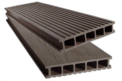 Доска террасная OLYMPIYA 145*25*4000мм А/Б, венге OL4000B - фото 52570