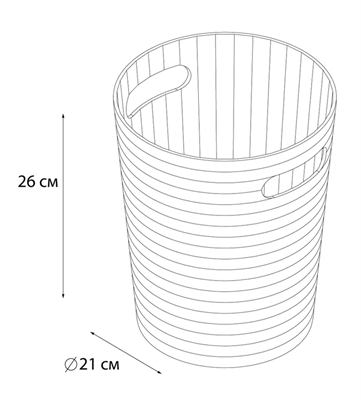 Ведро FIXSEN GLADY зеленое 6,6 л FX-09-04 - фото 52795