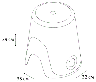 Корзина FIXSEN WENDY для белья 2 в 1 белая FX-7073-02 - фото 52813