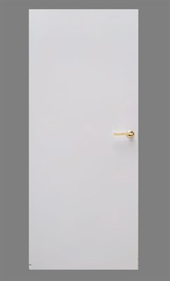 Полотно ЛЕСКОМ дверное строительное белое глухое 70 - фото 53827