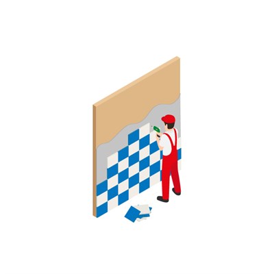 Демонтаж кафеля (стены) - фото 53991