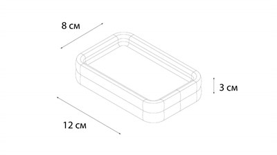 Мыльница FIXSEN GLADY фиолетовая FX-11-79 - фото 54677