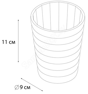 Стакан FIXSEN GLADY фиолетовый FX-98-79 - фото 54704
