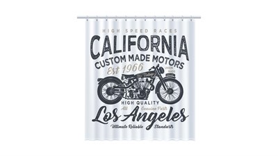 Шторка FIXSEN для ванной комнаты CALIFORNIA FX-2500 - фото 54707