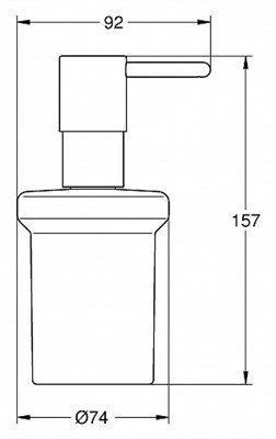 Дозатор GROHE жидкого мыла Essentials 40394000 - фото 54727