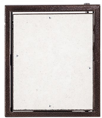 Люк ЭРА под плитку 200х400 на петле, окрашенный металл D2040 ceramo steel - фото 54863