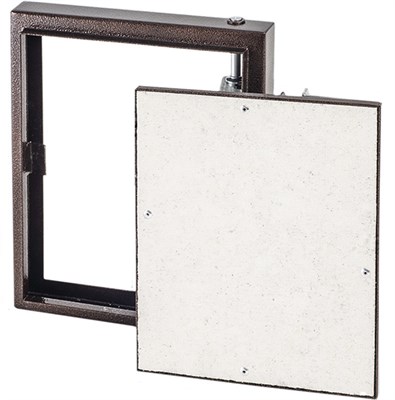 Люк ЭРА под плитку 600*600 на петле, окрашенный металл D6060 ceramo steel - фото 54876