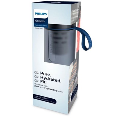Фитнес бутылка PHILIPS для воды AWP2712BLR/10 синяя - фото 55169