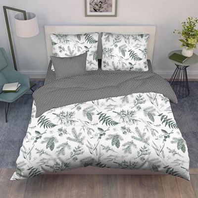 Комплект постельного белья ВАСИЛИСА '20 1,5 214*150 поплин наб 70*70 Хвойный воздух 11853/2 - фото 56342