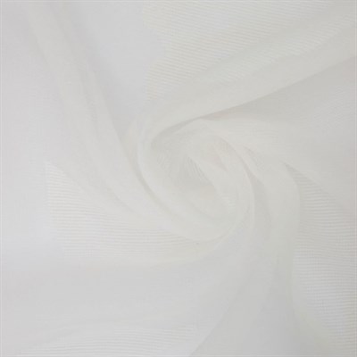 Тюль Этель 135*270см Цветочная иллюзия! белый без утяжелителя 2594457 - фото 56445