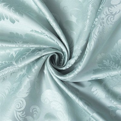 Штора портьерная Этель 130*280см Дамаск BLUE CLOUD SOLID п/э 100% 2846262 - фото 56457