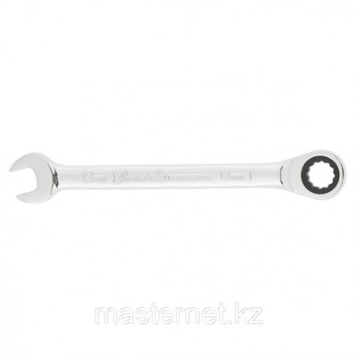 Ключ MATRIX Professional комбинированный трещоточный,12мм, CrV, зеркальный хром 14805 - фото 56700