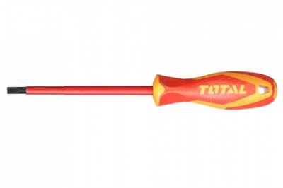 Отвёртка TOTAL диэлект. SL4.0 100мм 1000Вт CR-V THTIS4100 - фото 56973