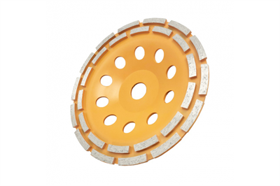 Чашка алмазная ВИХРЬ зачистная 180 мм двухрядная 73/10/3/7 - фото 57308