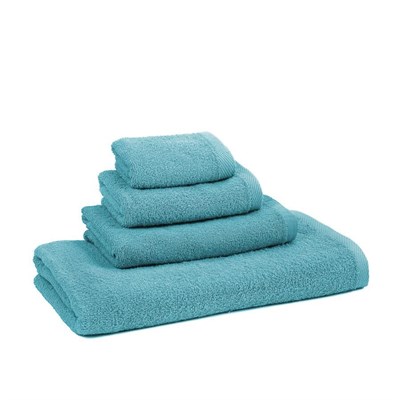 Полотенце махровое ВАСИЛИСА гл/кр Светофор 50*90 голубое BLUE GROTTO 100% хлопок - фото 57365