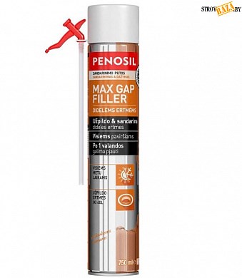Пена PENOSIL монтажная Max Gap Filler Foam Sealant 750мл - фото 57391
