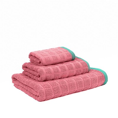 Полотенце махровое ВАСИЛИСА гл/кр Энерджи 30*60 роз geranium pink - фото 57400