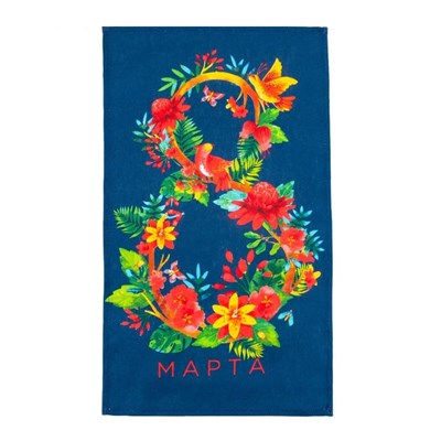 Набор полотенец кухонных ДОЛЯНА 8 Марта! 35*60см 4шт 5215742 - фото 57409