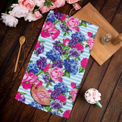 Полотенце ДОЛЯНА С 8 марта! 35*60±2см 4017264 - фото 57421