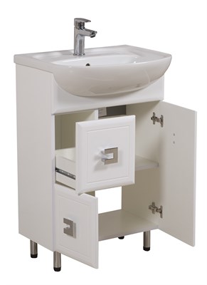 Тумба для ванной комнаты МОБИС 55 с умывальником - фото 57827