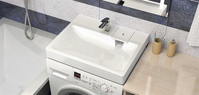 Умывальник мебельный Стайл V50 60*50 над стиральной машиной - фото 57861