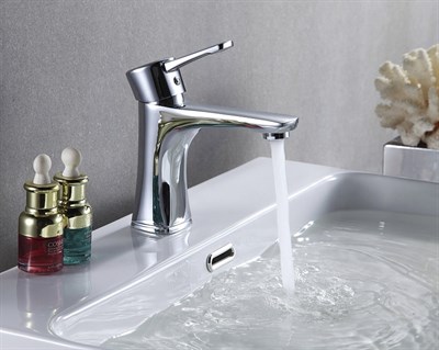 Смеситель LEMARK для умывальника монолитный, хром LM0506C - фото 58138