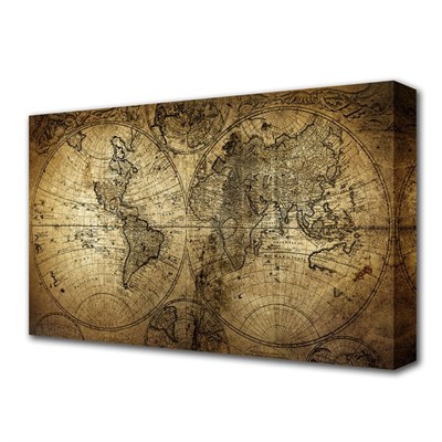 Картина на холсте Карта мира! 60*100см 3674903 - фото 58269