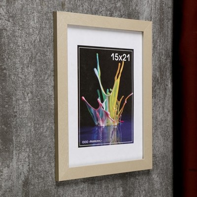 Фоторамка МДФ 15*21см №6 18мм*12мм серебро 4509619 - фото 58366