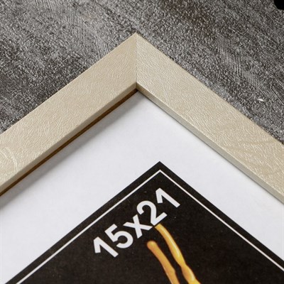 Фоторамка МДФ 15*21см №6 18мм*12мм серебро 4509619 - фото 58367