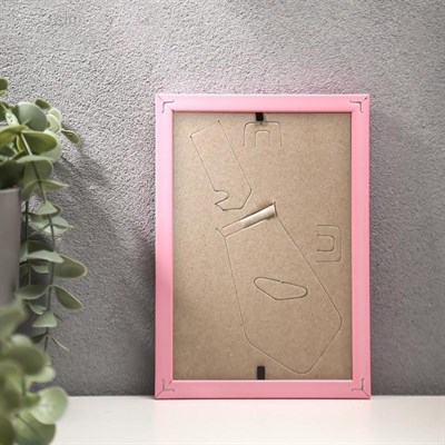 Фоторамка пластик 10*15см розовая 5414529 - фото 58405