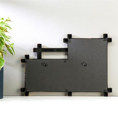 Фоторамка пластик на 2 фото 10*15см Прямые линии! золото 32,5*22,5*2см 5074890 - фото 58468