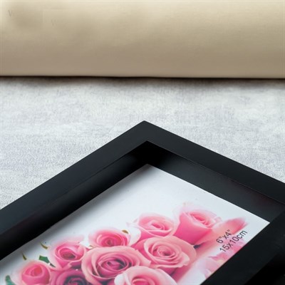 Фоторамка пластик на 4 фото 10*15см Лаконичность! черная 63*17см 1636574 - фото 58477