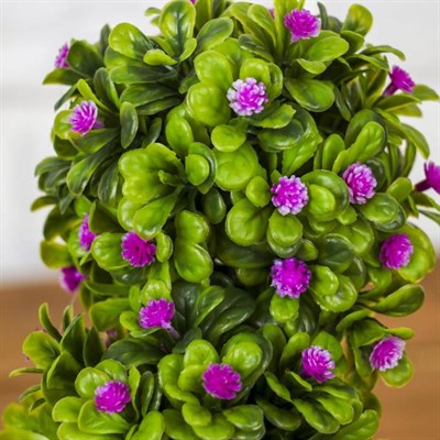 Бонсай Деревце двойное с цветами 15*26 см, микс 3792275 - фото 58618