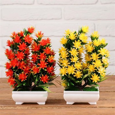 Бонсай Деревце с цветочными ветвями 10*5,20 см, микс 3792273 - фото 58623