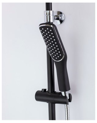 Душевая система ESKO со смесителем ST200Black - фото 58856