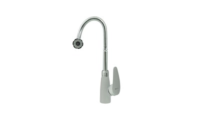 Смеситель LEMARK для кухни ЛИНАРА с гибким изливом и 2х-функ.аэратором, хром LM0413C - фото 58948