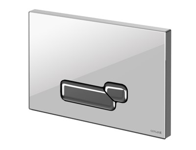 Кнопка от инсталляции ACTIS для LINK стекло белое - фото 58994