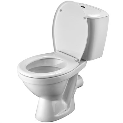 Унитаз-компакт Santek Паллада 90 (эконом: 2-реж полипроп., метал крепеж) 1WH302371 - фото 59035