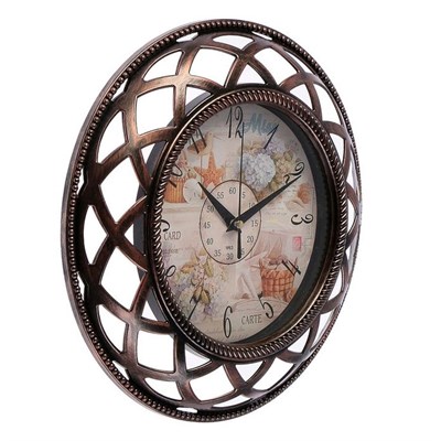 Часы настенные Интерьер Нотки прованса d=30см 3018346 - фото 59076