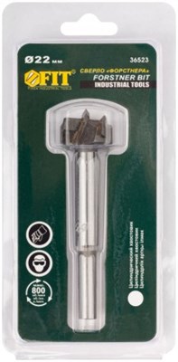 Сверло FIT Форстнера (фреза) с карбидными вставками 22мм 36523 - фото 59219