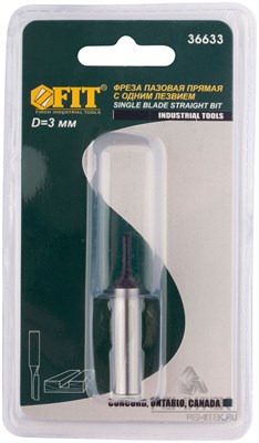 Фреза FIT пазовая прямая с одним лезв.DxHxL 3*10*52мм 36633 - фото 59285
