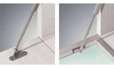 Крепление мебельное HAFELE Dorana сталь, левый 190мм 365.86.731 - фото 59323