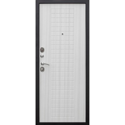 Дверь металлическая Гарда Муар Дуб Сонома/Белый ясень (860мм) левая - фото 59387