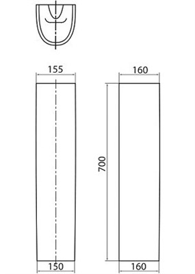 Пьедестал FREJA L77000000 - фото 59431