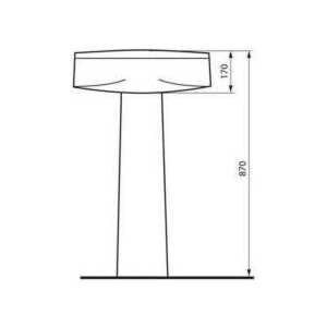 Пьедестал РЕССА белый - фото 59435