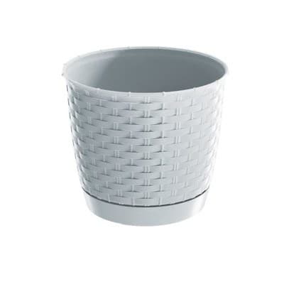 Горшок цветочный RATOLLA ROUND белый DRLO300-S449 - фото 5955