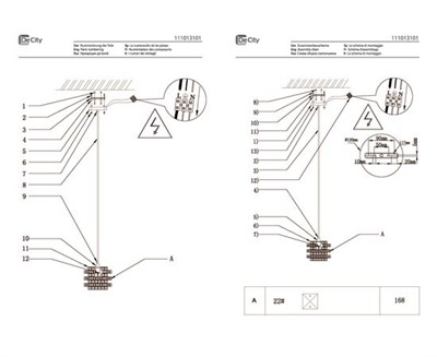 Люстра DE CITY Бриз 1*60W E27 220V 111013101 - фото 59818