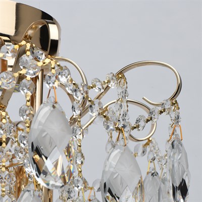 Люстра DE CITY Бриз 4*60W E27+4*10W LED 220V (пульт) 111011908 - фото 59855