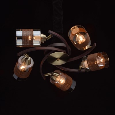 Люстра DE CITY Олимпия 5*60W E14 220V 638012705 - фото 60120